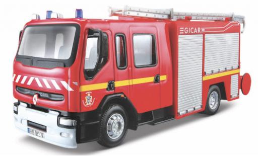 Renault Premium 1/50 Burago Service Departemental Incendie (F) modellautos