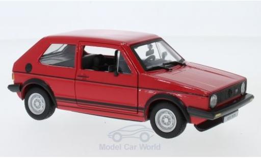 Modellautos Volkswagen Golf V 1/24 Burago MKI GTI rot 1979 Volkswagen Golf V 1/24 Burago MKI GTI rot 1979 modellautos