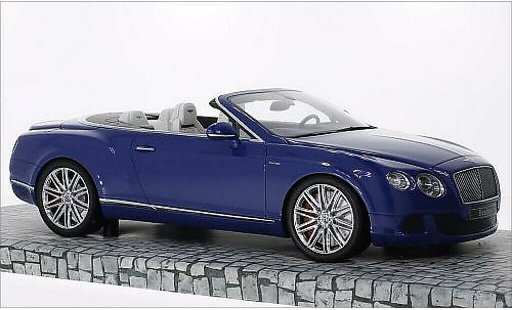 Bentley Continental GT Speed Convertible 1/18 Minichamps Cabrio mettalic blau 2013 modellautos