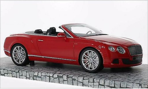Bentley Continental GT Speed Convertible 1/18 Minichamps Cabrio rot 2013 modellautos