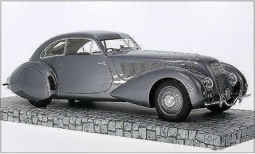 Bentley Embiricos coupe 1/18 Minichamps mettalic grau RHD 1938 modellautos