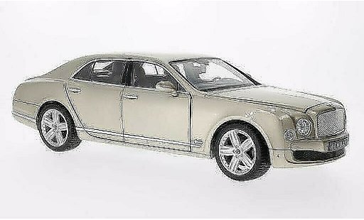 Bentley Mulsanne berline 1/18 Rastar beige LHD modellautos