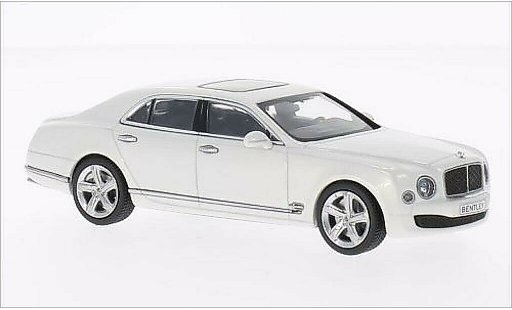 Bentley Mulsanne Speed 1/43 Kyosho mettalic weiss modellautos