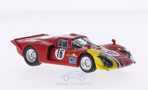 Modellautos Alfa Romeo 33.2 1968 1/43 Best Coupe No.16 1000km Spa 1968 G.Gosselin/S.Trosch Alfa Romeo 33.2 1968 1/43 Best Coupe No.16 1000km Spa 1968 G.Gosselin/S.Trosch modellautos