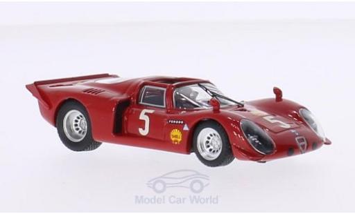 Modellautos Alfa Romeo 33.2 1969 1/43 Best Spyder No.5 Montlhery 1969 G.Larrousse/G.Verrier Alfa Romeo 33.2 1969 1/43 Best Spyder No.5 Montlhery 1969 G.Larrousse/G.Verrier modellautos