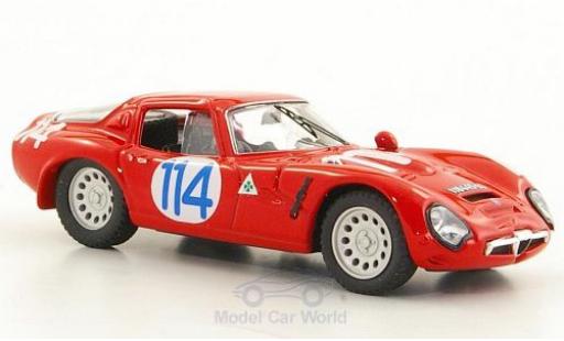 Modellautos Alfa Romeo TZ2 1/43 Best TZ 2 No.114 Targa Florio 1966 Alfa Romeo TZ2 1/43 Best TZ 2 No.114 Targa Florio 1966 modellautos