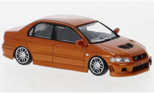 Modellautos Mitsubishi Lancer 1/64 BM Creations évolution VII metallise orange 2001 Mitsubishi Lancer 1/64 BM Creations évolution VII metallise orange 2001 modellautos