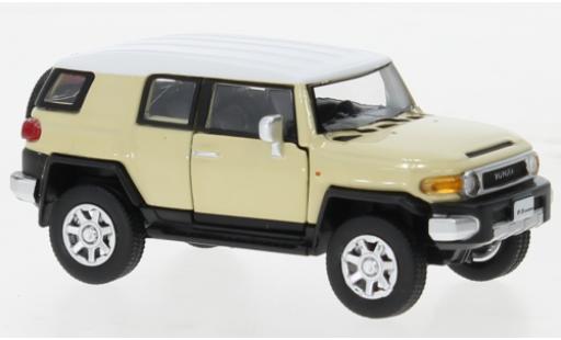 Modellautos Toyota FJ Cruiser 1/64 BM Creations beige/blanche 2015 Toyota FJ Cruiser 1/64 BM Creations beige/blanche 2015 modellautos