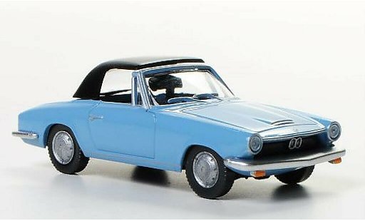 Bmw 1600 GT 1/87 Wiking Cabrio blau modellautos