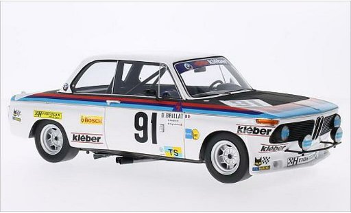 Bmw 2002 ti 1/18 Spark No.91 Heiddeger Racing Team 24h Le Mans 1975 /M.Degoumois modellautos