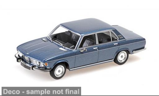 Modellautos Bmw 2500 (E3) blau 1968 1/43 Minichamps