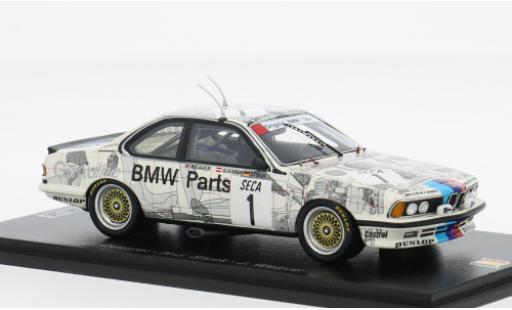 Bmw 635 1/43 Spark CSi 24h Spa 1984 #1 D.Quester/H-J.Stuck 1:43 modellautos