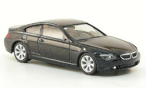 Bmw 630 E63 1/87 Herpa Coupe schwarz 2004 modellautos