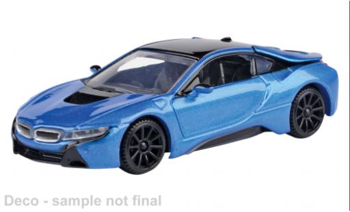 Bmw i8 1/43 Motormax blau/schwarz 2018 1:43 modellautos