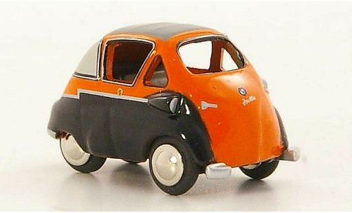 Bmw Isetta citadine 1/87 Bub Standard orange/schwarz modellautos