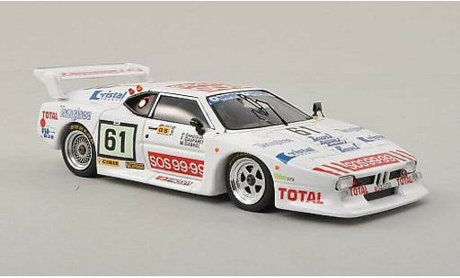 Bmw M1 1982 1/43 Spark No.61 24h Le Mans /F.Gasparetti modellautos