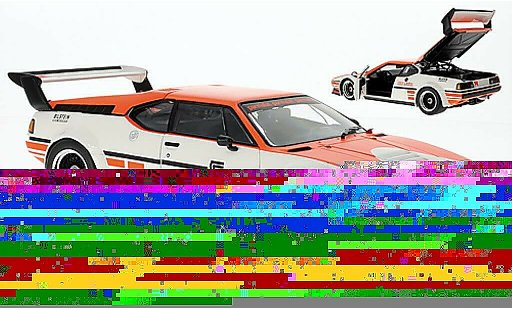 Bmw M1 1979 1/18 Minichamps (E26) No.5 Project Four Racing Serie modellautos