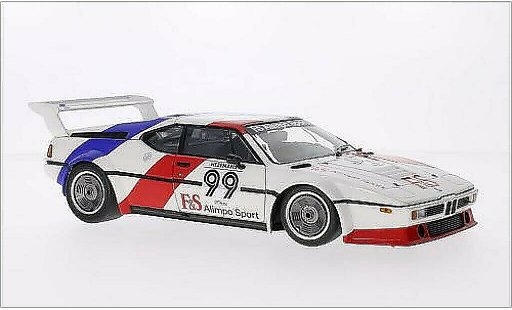 Bmw M1 1979 1/18 Minichamps E26 weiss/gr&Atilde;&frac14;n No.99 modellautos
