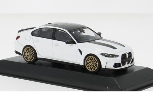 Bmw M3 1/43 Minichamps CS weiss/schwarz 2023 1:43 modellautos