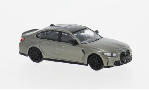 Bmw M3 1/87 Minichamps (G80) grau 2020 1:87 modellautos