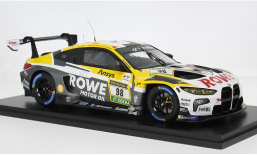 Bmw M4 1/18 Spark GT3 EVO 24h N&uuml;rburgring 2025 Rowe Racing #98 A.Farfus/J.Krohn 1:18 modellautos