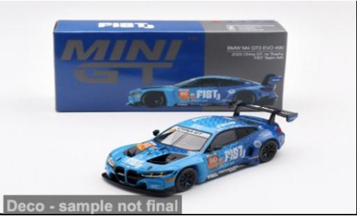 Bmw M4 1/64 Mini GT GT3 EVO China GT 2025 FIST Team AAI #90 1:64 modellautos