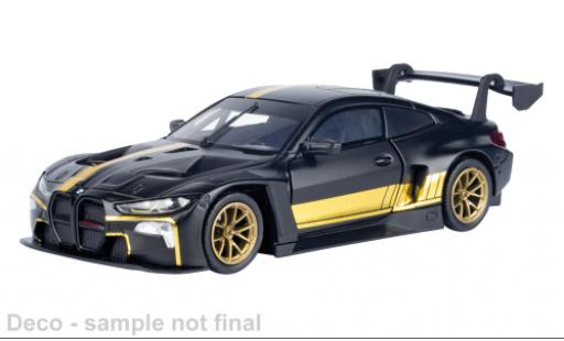 Bmw M4 1/24 Motormax GT3 schwarz/gold 1:24 modellautos