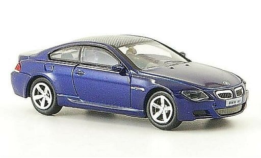 Bmw M6 Coupe 1/87 Ricko E63 blau 2006 modellautos