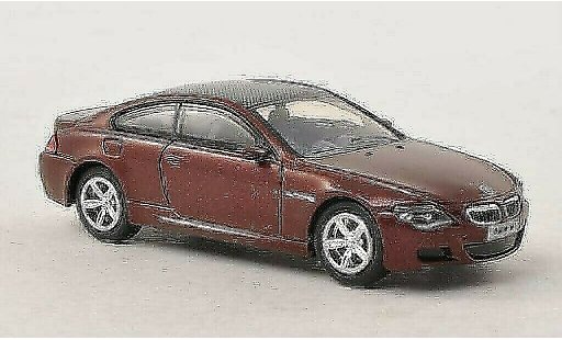 Bmw M6 Coupe 1/87 Busch E63 rot/carbon 2005 modellautos