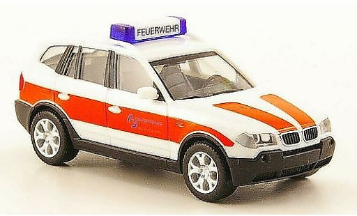 Bmw X3 E83 1/87 Herpa ELW Werksfeuerwehr Salzgitter AG modellautos