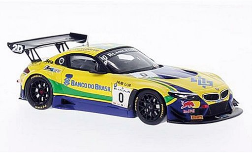 Bmw Z4 GT3 1/43 Spark E89 No.0 Team Brasil Blancpain 2014 /S.Jimenez modellautos