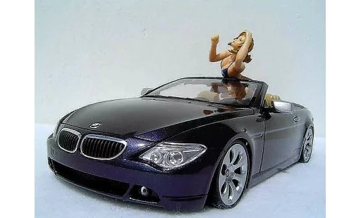 Bmw 645 Cabriolet 1/18 Welly E64 ci pneus tailles basses modellautos
