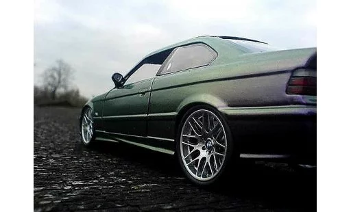 Bmw M3 coupe 1/18 Ut Models E36 peinture cameleon jantes m5 modellautos