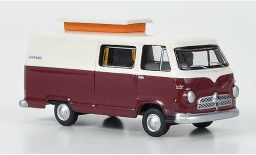 Borgward Hymer camping-car 1/87 Bub Caravano rot-weiss modellautos