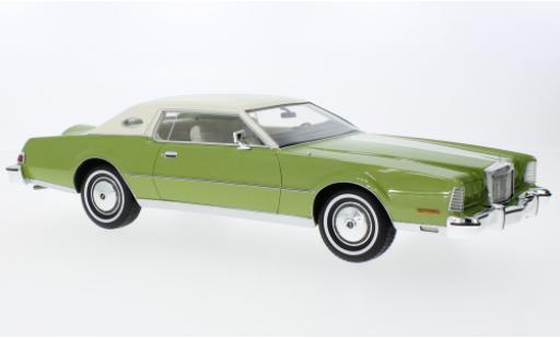Modellautos Lincoln Continental 1/18 BoS Models Mark IV metallise vert/blanche 1974 Lincoln Continental 1/18 BoS Models Mark IV metallise vert/blanche 1974 modellautos