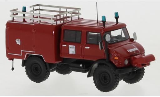 Modellautos Mercedes Unimog 1/87 BoS Models U416 DoKa pompiers 1977 Mercedes Unimog 1/87 BoS Models U416 DoKa pompiers 1977 modellautos