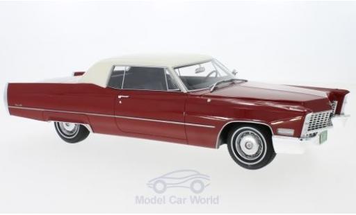 Modellautos Cadillac Deville 1/18 BoS Models DeVille Coupe rot/weiss 1967 Cadillac Deville 1/18 BoS Models DeVille Coupe rot/weiss 1967 modellautos