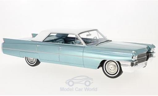 Modellautos Cadillac Sedan 1/18 BoS Models de Ville mettalic türkis/weiss 1963 Cadillac Sedan 1/18 BoS Models de Ville mettalic türkis/weiss 1963 modellautos