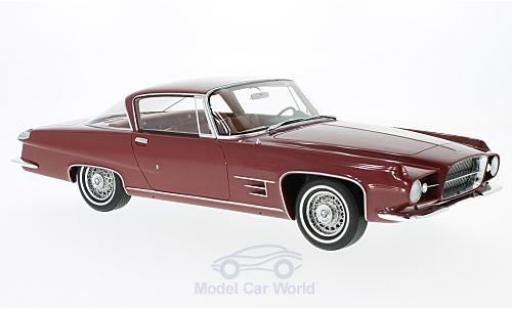 Modellautos Chrysler Dual Ghia 1/18 BoS Models L 6.4 Coupe mettalic rot 1960 ohne Vitrine Chrysler Dual Ghia 1/18 BoS Models L 6.4 Coupe mettalic rot 1960 ohne Vitrine modellautos