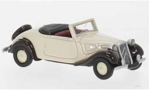 Modellautos Citroen Traction 1/87 BoS Models Avant Cabriolet beige/braun 1936 Citroen Traction 1/87 BoS Models Avant Cabriolet beige/braun 1936 modellautos