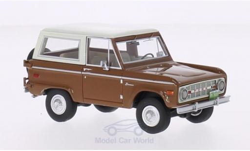Modellautos Ford Bronco 1/43 BoS Models braun/weiss 1970 Ford Bronco 1/43 BoS Models braun/weiss 1970 modellautos