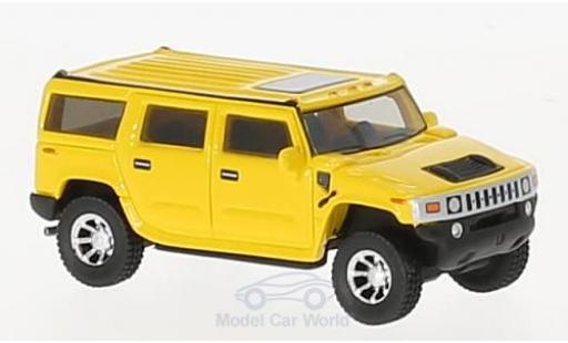 Hummer H2 1/87 BoS Models gelb 2003 modellautos