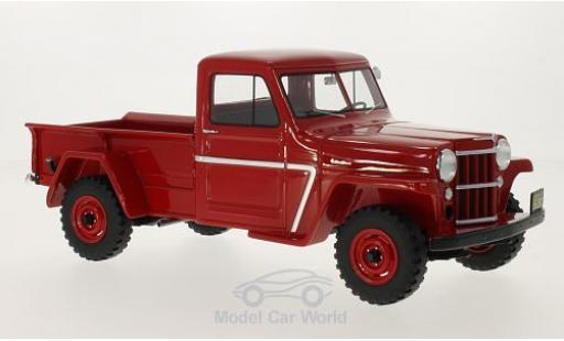 Modellautos Jeep Willys 1/18 BoS Models Pick Up rot 1954 Jeep Willys 1/18 BoS Models Pick Up rot 1954 modellautos