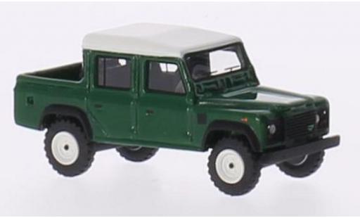 Modellautos Land Rover Defender 1/87 BoS Models 110 Double Cab Pickup grün/matt-weiss RHD 1990 Land Rover Defender 1/87 BoS Models 110 Double Cab Pickup grün/matt-weiss RHD 1990 modellautos