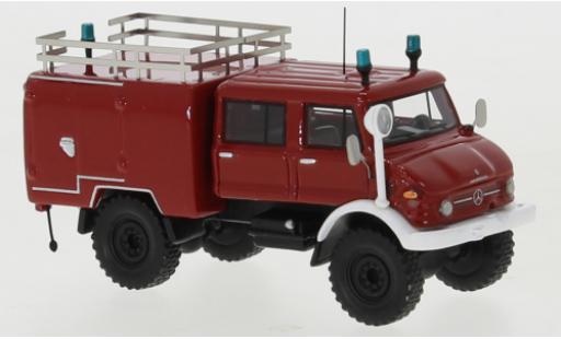 Modellautos Mercedes Unimog 1/87 BoS Models U416 DoKa Feuerwehr 1977 Mercedes Unimog 1/87 BoS Models U416 DoKa Feuerwehr 1977 modellautos