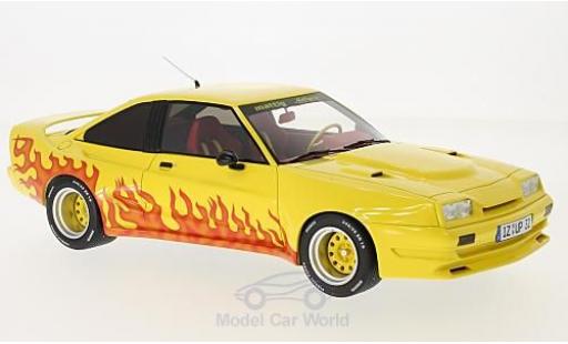 Opel Manta B 1/18 BoS Models B Mattig gelb/Dekor 1991 modellautos
