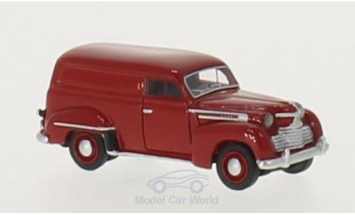 Modellautos Opel Olympia 1/87 BoS Models Kastenwagen rot 1951 Opel Olympia 1/87 BoS Models Kastenwagen rot 1951 modellautos