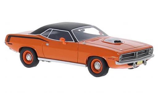 Modellautos Plymouth Cuda 1/43 BoS Models 426 HEMI orange/matt-schwarz 1970 Plymouth Cuda 1/43 BoS Models 426 HEMI orange/matt-schwarz 1970 modellautos