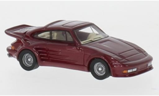Modellautos Porsche 930 Turbo 1/87 BoS Models 911 Turbo Gemballa Avalanche mettalic rot 1986 Porsche 930 Turbo 1/87 BoS Models 911 Turbo Gemballa Avalanche mettalic rot 1986 modellautos