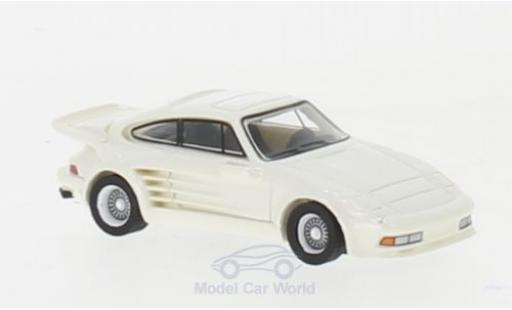 Modellautos Porsche 930 Turbo 1/87 BoS Models 911 Turbo Gemballa Avalanche mettalic weiss 1986 Porsche 930 Turbo 1/87 BoS Models 911 Turbo Gemballa Avalanche mettalic weiss 1986 modellautos